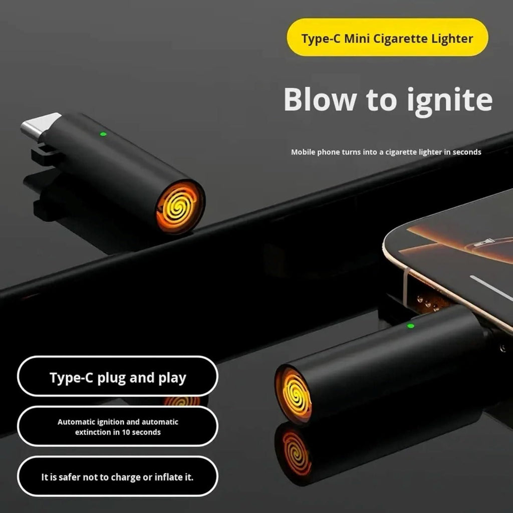 Type-C Cigarette Lighter